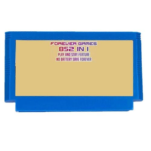 Pour Adaptateur Fc 852 En 1 Cartouche De Jeu Pour Sfc / Snes Game Blue