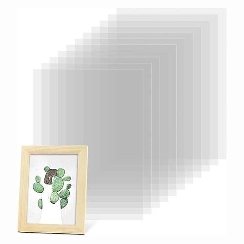 50PCS Feuilles d'acétate Feuilles d'acétate transparent Plastique résistant à la chaleur