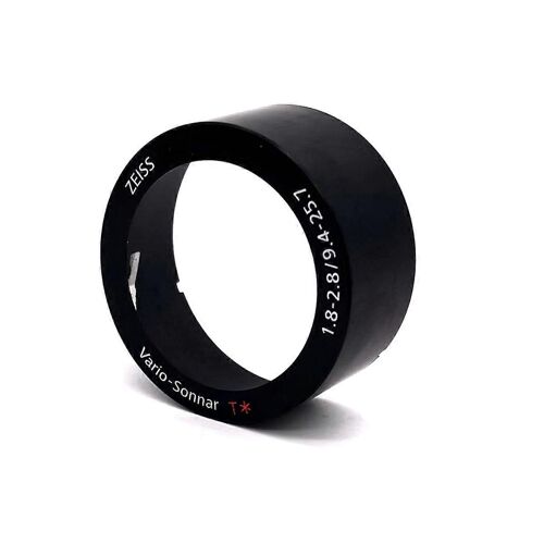 Bague d'objectif circulaire de barillet avant de remplacement pour appareil photo Sony ZV1 noir