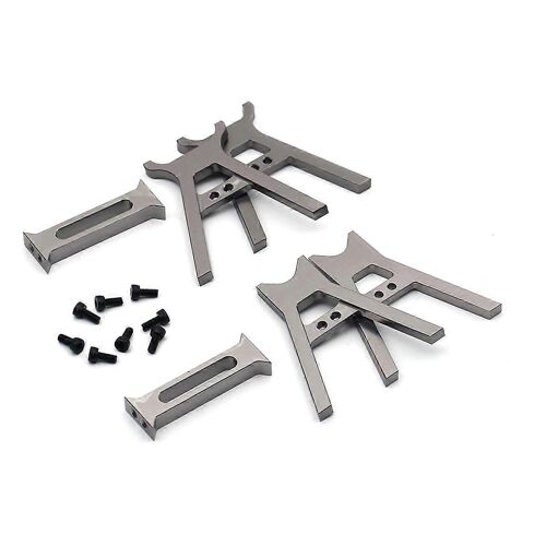Alliage d'aluminium Mini RC Car Jack Stands Kit pour 1/18 1/24 RC Crawler