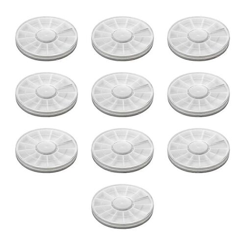 10pcs En Plastique Art Nail Decor Étui De Rangement Rotatif Vide