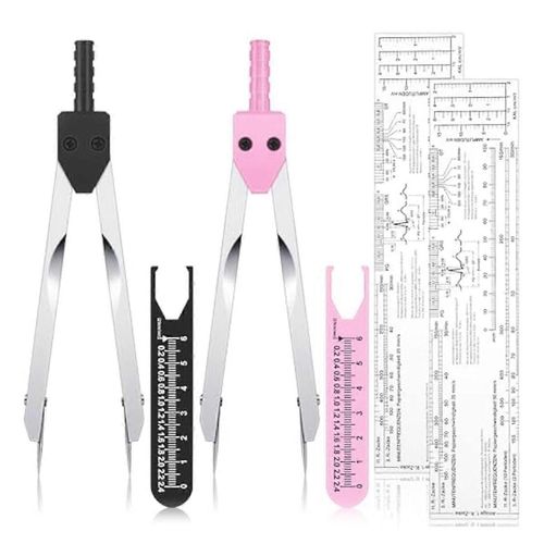 Étriers ECG et règle ECG Outil de mesure des étriers ECG pour l'allaitement