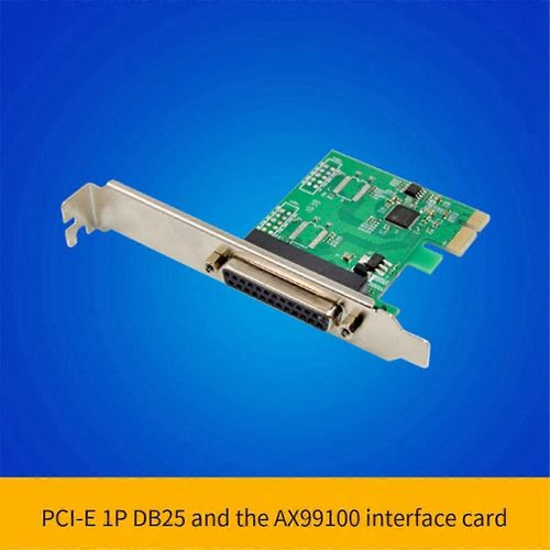 Carte contrôleur ST315 PCIe X1 AX99100 1P DB-25 Terminal d'impression à broches