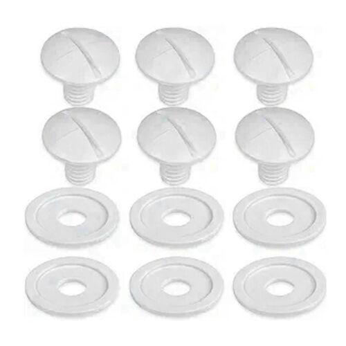 6Pcs Wheel Screw Pool Cleaner Pièce pour Polaris 180/280 Nettoyeur de piscine