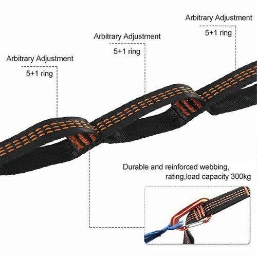 4pcs Sangles De Hamac Sangles Spéciales En Polyester Renforcées