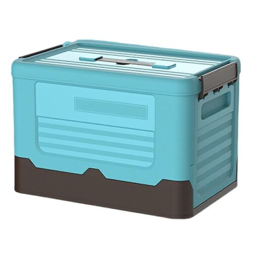 Boîte de rangement pliante Organisateur pliable multifonction Conteneur bleu