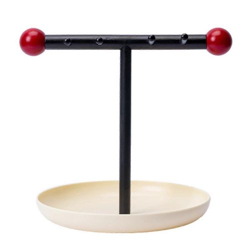 Plateau de rangement pour la décoration intérieure - Organisateur de bijoux,Porte-clés suspendu,Noir