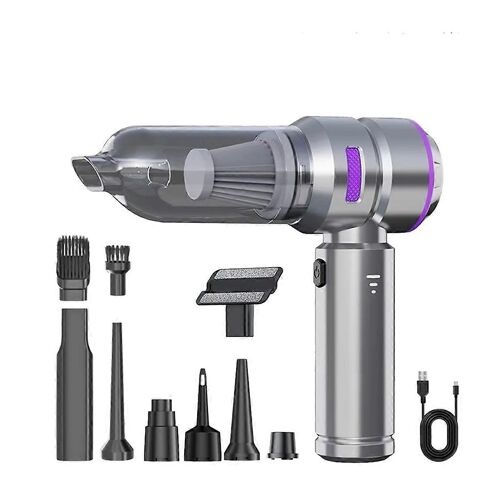 Aspirateur de voiture portable haute puissance, moteur sans balais, dépoussiéreur d'air pour la maison
