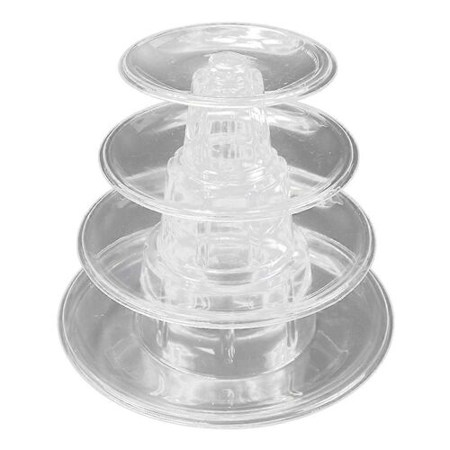 Tour D'affichage De Macarons 4 Couches Cupcake Stand Présentoir Alimentaire Gâteau Stand Décoration De Mariage Naissance