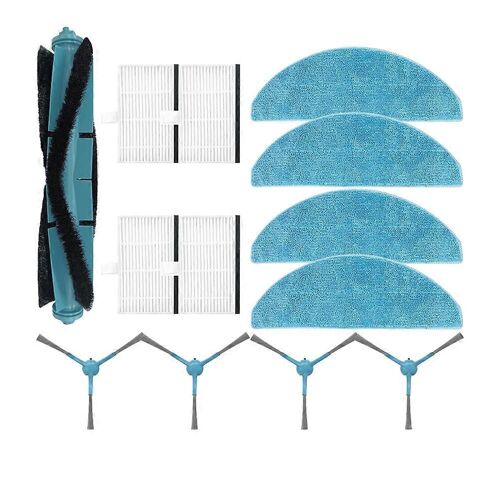 Pour Blaupunkt Bluebot Precision Main Side Brush Hepa Filter Mop Cloth