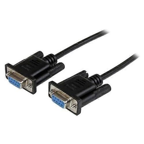 .com 2m noir DB9 RS232 Câble Null Modem série F/F SCNM9FF2MBK