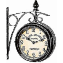Horloge murale Horloge de jardin en fer forgé Horloge 2 faces fabriquée à la main Grand Central Terminal New York