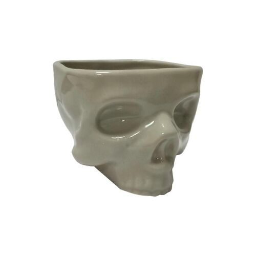 Décor De Table Rétro Porcelaine Gothique Crâne Bol À Pâtes S