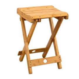 Grand Tabouret Pliant Nanzhu Portable Solide Bambou Pêche En Plein Air