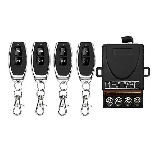 AC 220V 30A 1CH 433MHz Télécommande sans fil Récepteur de relais RF + Arrêt/marche onglet A