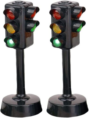 2Pcs Feu De Signalisation Jouet Drôle Tôt Éducatif Jouet Feux De Signalisation Modèle Jouets Feu De Circulation Jouets Oreille