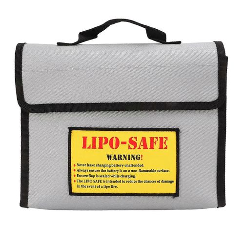 Sac antidéflagrant de batterie Fibre ignifuge Gris Batterie au lithium ignifuge Sac de sécurité protecteur
