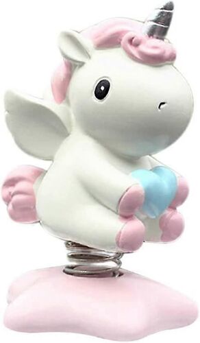 Licorne Dash Bobble Bobble Head Dancing Jouet Licorne Figure Voiture Tableau de bord Décorations Licorne Fête