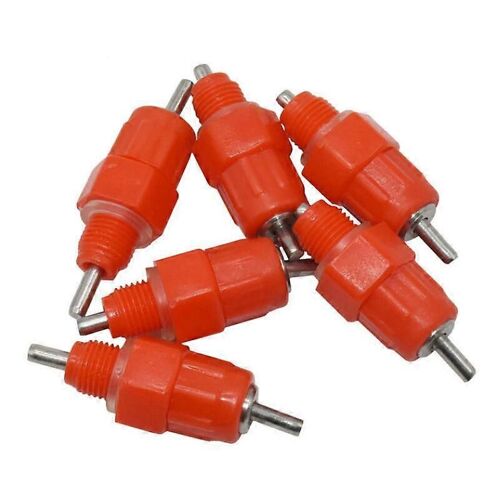 Promotion D'hiver,Bette 5 Pcs Eau Mamelon Poulet Mangeoire Volaille Fournitures Poule Vis Dans Le Style