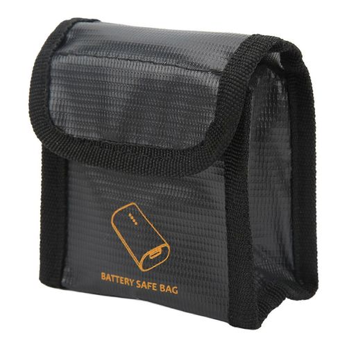 Sac De Sécurité De Batterie Pochette De Protection De Batterie En Nylon Ignifuge Résistante Aux Hautes Températures Antidéflagrante Pour Lunettes Dji Fpv Pour 2 Batteries-Générique