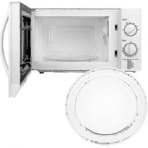 Plateau tournant universel en verre pour micro-ondes avec support, 245 mm/24,5 cm/9,65 po de hauteur