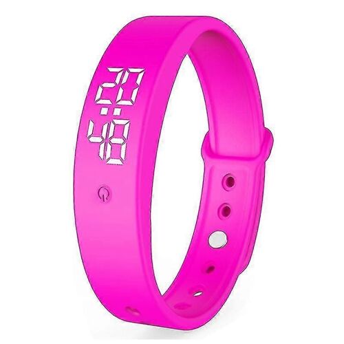 Pivotell Vibratime Montre De Rappel Vibrante - Avec Jusqu'à 10 Alarmes Quotidiennes - Rose