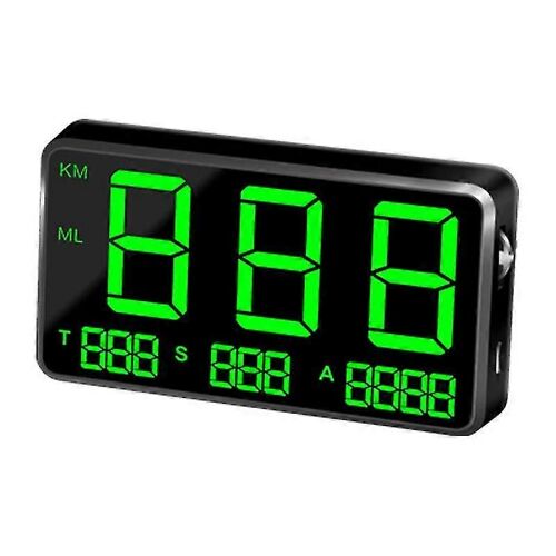 Nouveau,Adapté Voiture Gps Compteur De Vitesse Tête Haute Affichage Tête Haute Vitesse Mph / Km / H Alarme D'avertissement