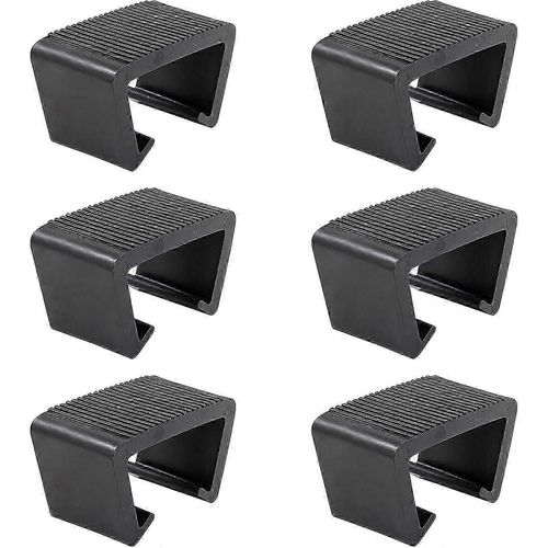 6 Pcs Pinces De Meubles D'extérieur,Canapé De Patio Clips En Rotin Module Sectionnel Canapé Osier Meubles Clips Pinces De Connecteur Pinces De Fixations Clips Pour L'extérieur,Pat