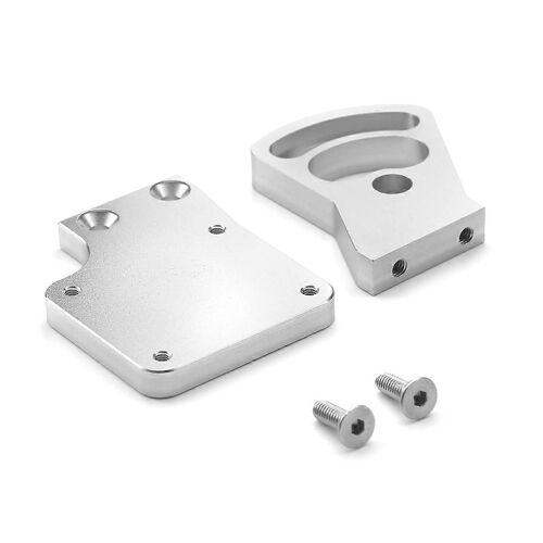 Support de moteur de conversion sans balais pour voiture Traxxas Revo RC,argent