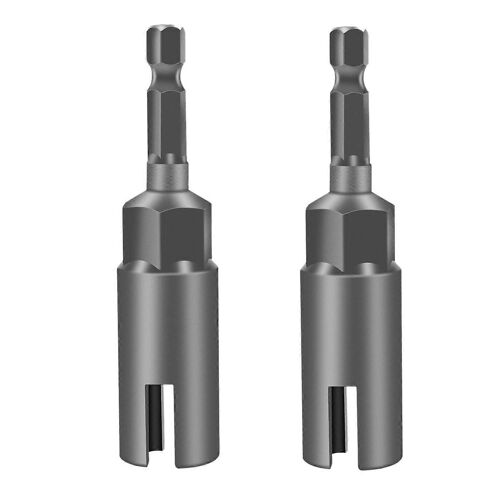 Pack de 2 tourne-écrous à oreilles Deep Power, écrous à oreilles à fente Douille de foret, clés à molette pour panneau Nu