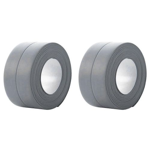 Ruban d'étanchéité imperméable Douche Lavabo Bain Sealer 3.2m x 3.8cm gris