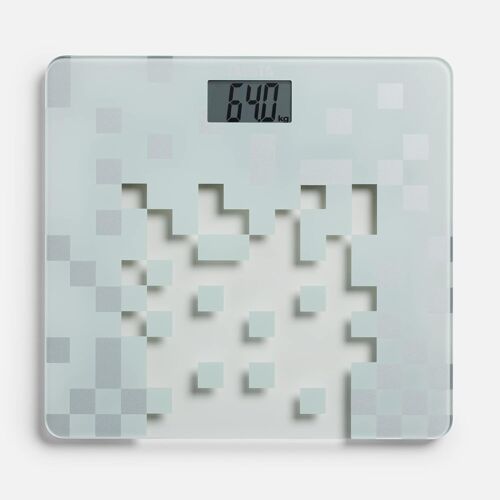 KALANKA-HD-380 Pèse-Personne Numérique en Verre Design Blanc