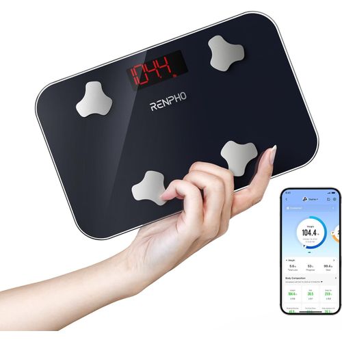 Lbgwp60-Balance Pese Personne, Mini Balance Avec Masse Graisseuse Et Masse Musculaire, Pèse-Personne Portable Synchronisable Avec Apps, Mesure Imale 180kg, 28 X 18cm