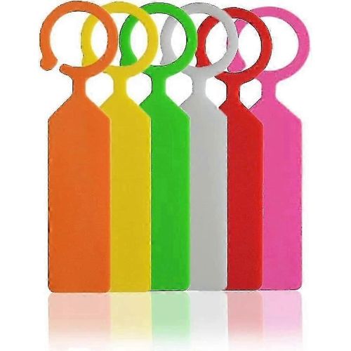 Étiquettes D'arbre En Plastique, 300 Pièces, Marqueurs De Jardin En Plastique, Étanches, 6 Couleurs - Yujia