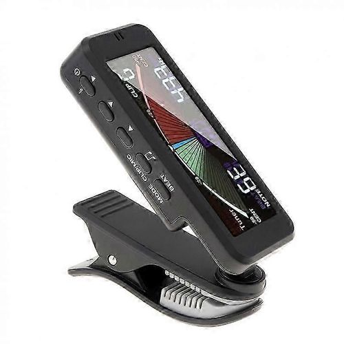 Accordeur De Guitare 3 En 1, Grand Écran Lcd, Générateur De Métronome Avec Clip Pour Guitare Chromatique, Basse, Ukulélé, Violon