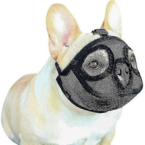 Mesh Chien Muselière Court Museau Chien Museau Chien Dresseur Bouledogue Français Réglable