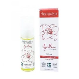 Huile De Massage - Lotion Recuperation Huile Bien-Être Lys Blanc Bio Herbiolys - 30 Ml 