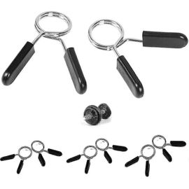 Lot De 8 Colliers À Ressort Pour Haltères, Verrous Pour Haltères 30 Mm Pour Le Fitness