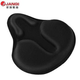 Housse De Selle De Vélo Universelle En Silicone, Noire, 28 X 26 Cm