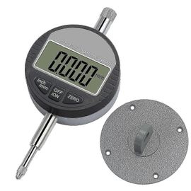 Micromètre numérique à LED, jauge de précision 0,01 mm, indicateur numérique 0-12,7 mm, indicateur à cadran électronique/d