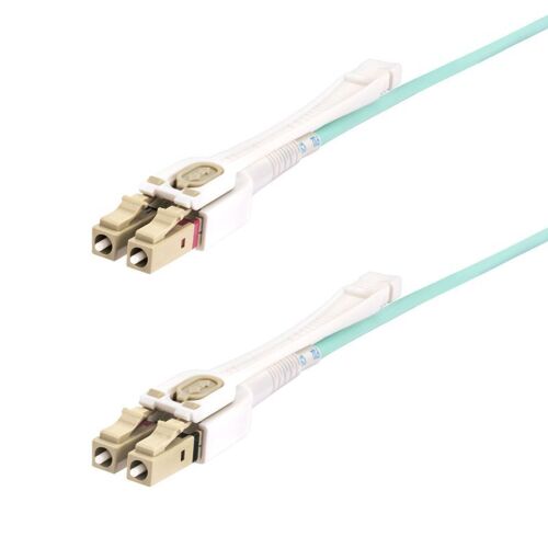 StarTech.com Câble Fibre Optique Multimode LC à LC UPC OM4 de 3m, 50/125 - Cordon de raccordement - LC/UPC multimode (M) pour LC/UPC multimode (M) - 3 m - 3 m - 2.9 mm - fibre optique - duplex -...