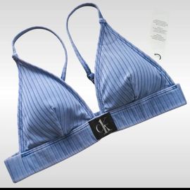 Haut De Maillot De Bain Triangle Calvin Klein Taille Xs
