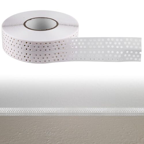 Ruban De Recouvrement De Couture,40 M X 5 Cm,Autocollant,Pour Cloisons Sèches,En Pvc,Protection Des Bords,Plaque De Plâtre,Pour Connecter Des Plaques Gk (1)