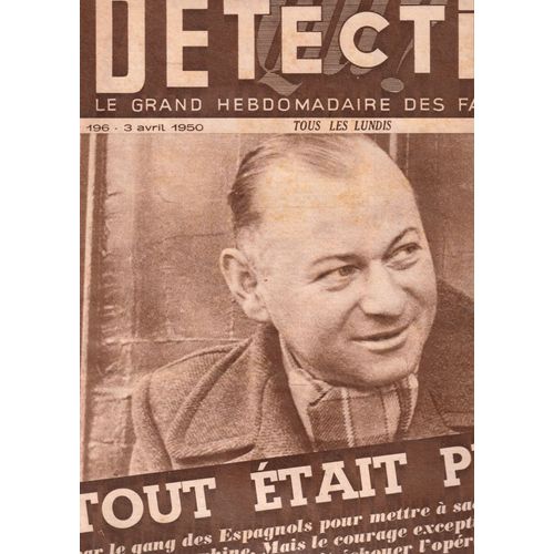 Détective Du 3 Avril 1950