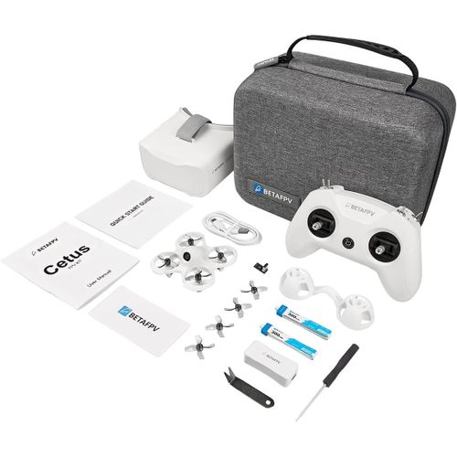 Checarzhn--No1-Cetus Kit De Drone Rtf Avec 3 Modes De Vol Fonction De Maintien D'altitude Fonction D'atterris D'urgence Prêt À Voler Compatible Pour Les Débutants Fpv Garçons Filles Adolescents-Betafpv