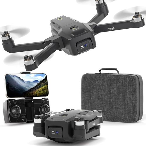Drone Avec Caméra 1080p, Caméra Motorisée Réglable À 90°, Vol Stationnaire Automatique, 1-Key Takeoff/Landing, Drone À Moteur Brushless Fpv Pliable, Convient Aux Adultes Et Aux Débutants-Marque Générale