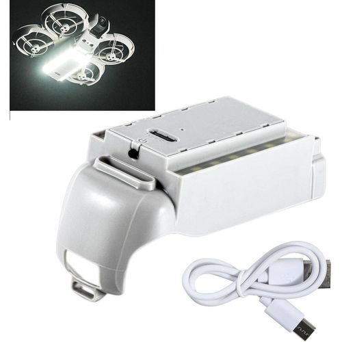 Checarzhn--No1-Train D'atterris Avec Lumières Led Rechargeables Pour Drone Dji Neo - Coque De Protection De Batterie - Châssis Lumineux - Jambes Étendues - Support De Levage 2 En 1 - Béquille