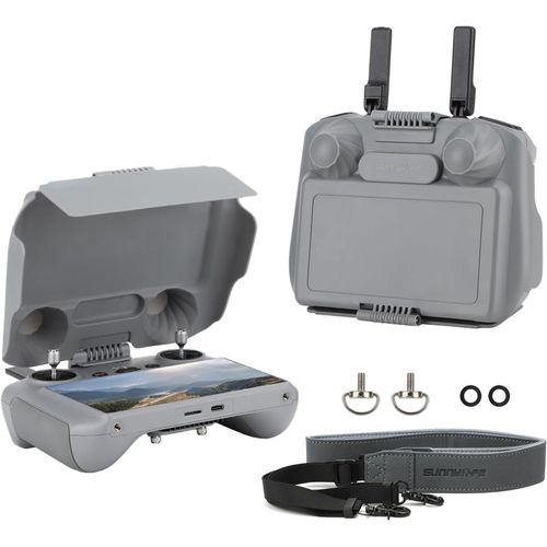 Mini 5 Pro Pare-Soleil Avec Sangle Pour Dji Rc 2 Accessoires 3 En 1 Pare-Soleil Joystick Protection D'écran Pour Dji Mini 4 Pro/Neo/Air 3/Air 3s/Flip/Mavic 4 Pro Drone Télécommande