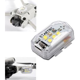 Lumière Stroboscopique Pour Dji Avata 2 / Mini 4 Pro/Air 3 Drone Lumière De Vol De Nuit Feux D¿Avertissement Clignotants Lampe Led Rechargeable Universelle Pour Drones Rc Voitures-Lichifit