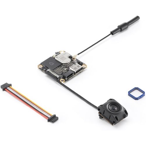 Letnerny-O4 Air Unit Pour Drone Fpv, Transmission Numérique, Faible Latence 20 Ms, Portée Imale 10 Km, Vidéo 4k/60 Ips, Vue En Direct 1080p/100 Ips, Corps Léger De 8,2 G, Capteur Cmos 1/2 Pouce-Dji